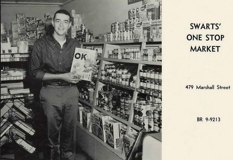 Swarts Motel - 1961 Ad For Swarts Market (newer photo)